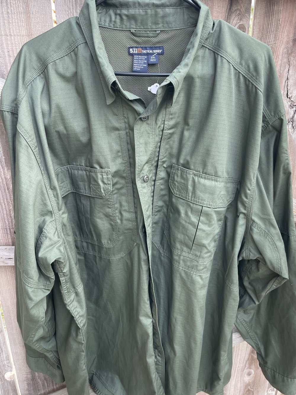5.11 Tactical Men’s Long Sleeve Shirt OD Green 2XL